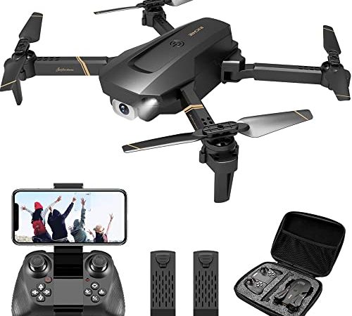 4DRC Drone con Telecamera HD 1080P per Principianti, Drone WiFi FPV 2.4Ghz, Funzione di Hovering, Un Pulsante Decollo e Atterraggio,Capovolgimento 3D,Modalità Headless, Adatto ai Principianti