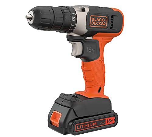 BLACK+DECKER BCD001C1-QW Trapano Avvitatore 18 V, 30 x 15 x 20 cm