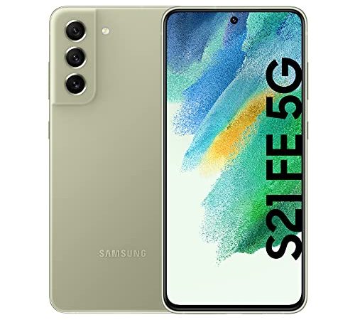 Samsung Galaxy S21 FE 5G Smartphone Android 128GB SIM Free Display 6.4" Dynamic AMOLED 2X, 3 Fotocamere Posteriori Olive [Versione Italiana]
