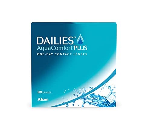 Dailies AquaComfort Plus Lenti a Contato Giornaliere, 90 Lenti, BC 8.7 mm, DIA 14.0 mm, -4 Diopt