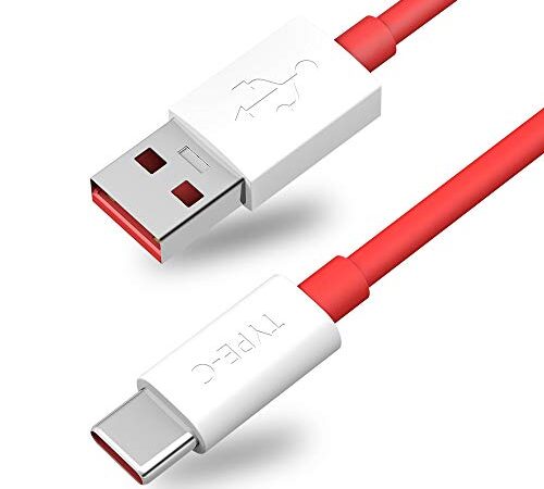 TITACUTE Cavo OnePlus Dash 1.8M/6FT USB Type-C, Ricarica Rapida, 5V 4A, per OnePlus Nord 2T/11/10 Pro/Nord CE 2 5G/N100/N10 5G/8 Pro/8/7T Pro/7 Pro